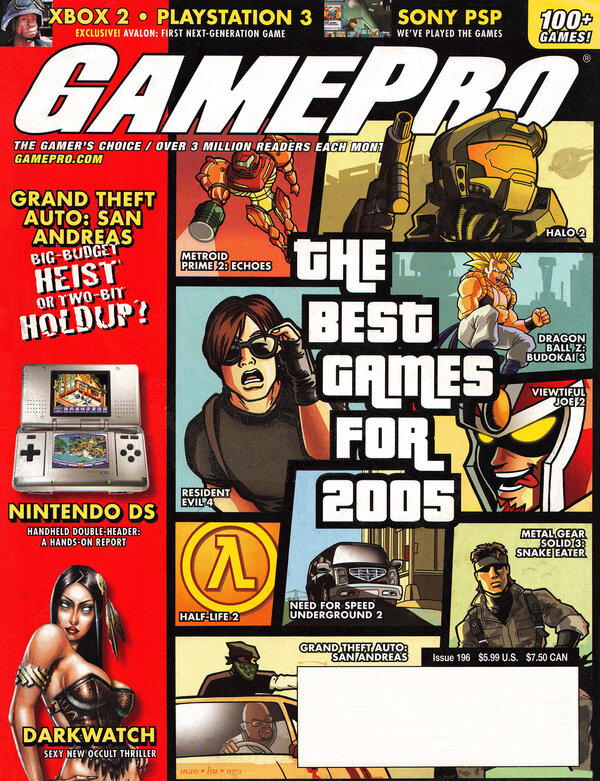 GamePro Issue 196 (January 2005) cover